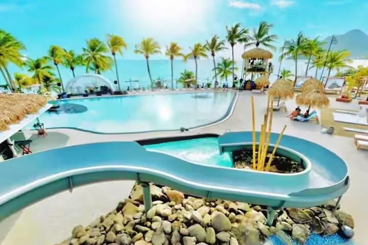 Daire Ginestoo - Appartement Vue Mer, Piscine, Mer A Pied Le Diamant